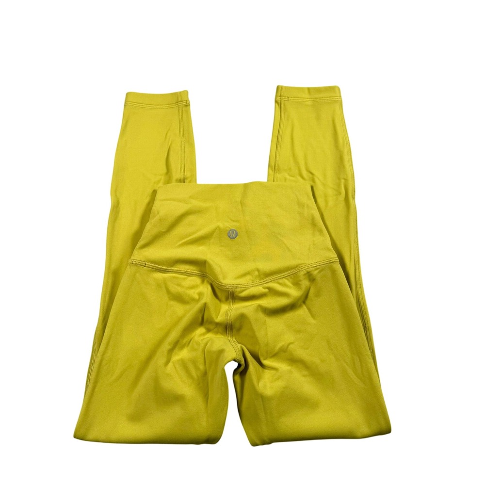 Lululemon Womens 0 Align Pant 25" Yellow Pear High Rise Leggings Yoga Activewear